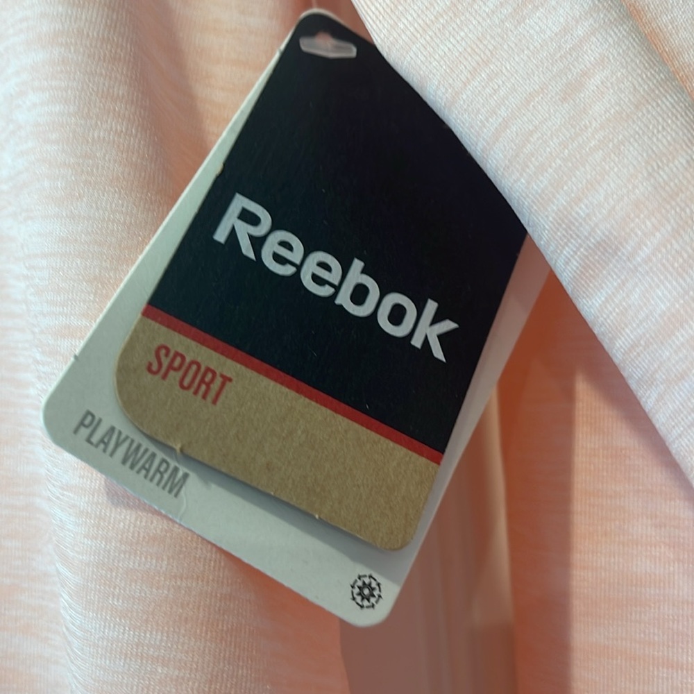 Reebok Women's Space Dye Cowl Neck Top M NWT - Picture 2 of 6